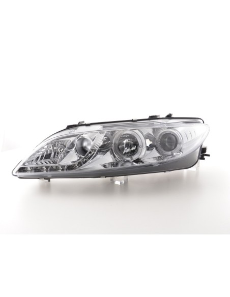 Daylight faro LED DRL look Mazda 6 Limo 02-07 cromato
