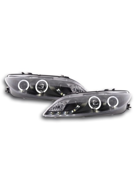 Daylight faro LED DRL look Mazda 6 Limo 02-07 nero