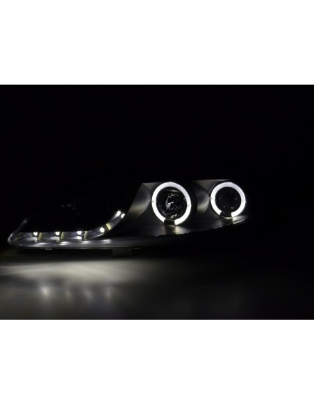 Daylight faro LED DRL look Mazda 6 Limo 02-07 nero