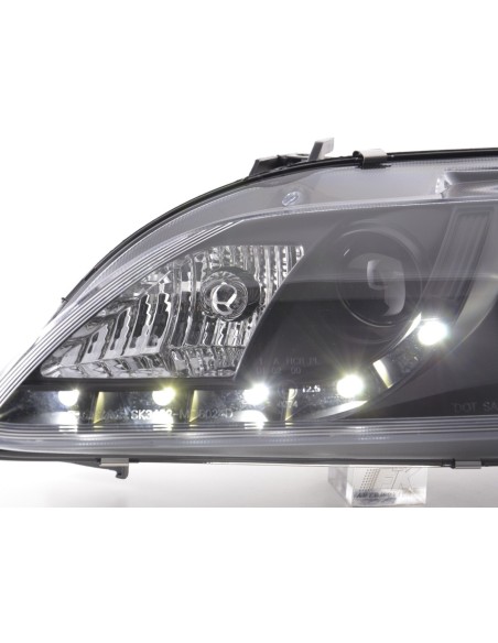 Daylight faro LED DRL look Mazda 6 Limo 02-07 nero