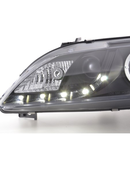 Daylight faro LED DRL look Mazda 6 Limo 02-07 nero