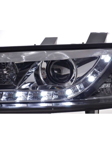 Faro diurno Luci di marcia diurna a LED Opel Vectra B 99-02 cromate