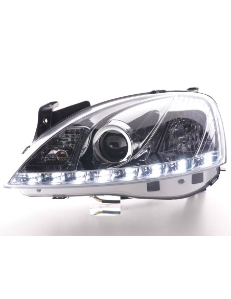 Faro Daylight Luci di marcia diurna a LED Opel Corsa C 01-06 cromate