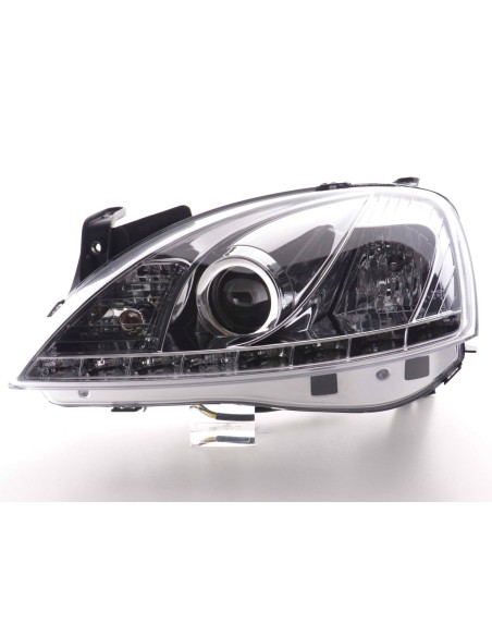 Faro Daylight Luci di marcia diurna a LED Opel Corsa C 01-06 cromate