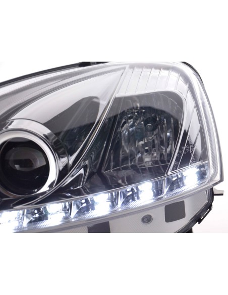 Faro Daylight Luci di marcia diurna a LED Opel Corsa C 01-06 cromate