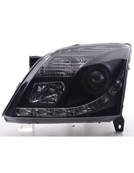 Daylight faro LED DRL look Opel Vectra C 02-05 nero