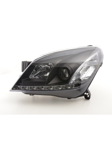 Faro Daylight Luci di marcia diurna a LED Opel Astra H 04-09 nero