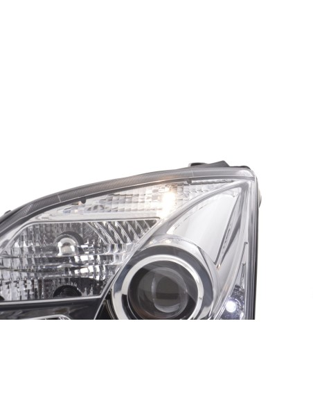 Faro Daylight LED DRL look Opel Vectra C 02-05 cromato per guida a destra