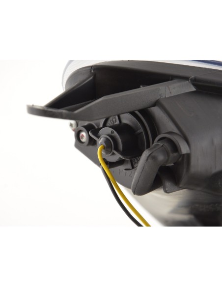 Faro diurno Luci di marcia diurna a LED Opel Corsa D dal 2011 cromate per guida a destra