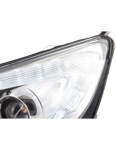 Set faro Opel Astra J 5 porte 2009-2012 cromato senza motore