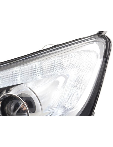 Set faro Opel Astra J 5 porte 2009-2012 cromato senza motore