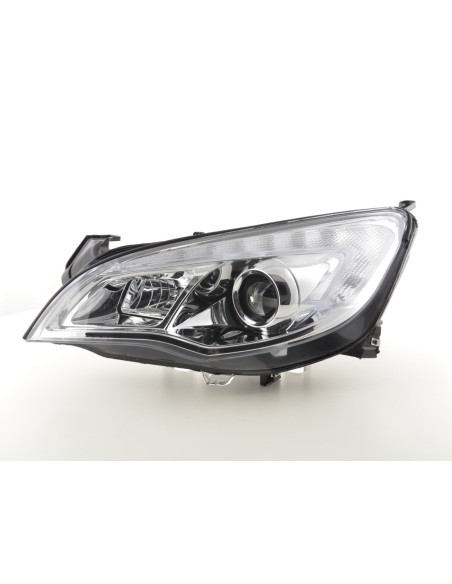 Set faro Opel Astra J 5 porte 2009-2012 cromato con motore