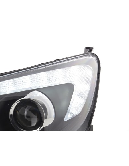 Set faro Opel Astra J 5 porte 2009-2012 nero con motore