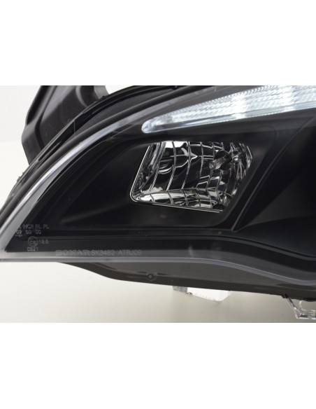 Set faro Opel Astra J 5 porte 2009-2012 nero con motore