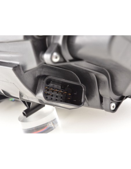 Set di fari Xenon Daylight LED DRL look Porsche Boxster (987) 04-08 nero