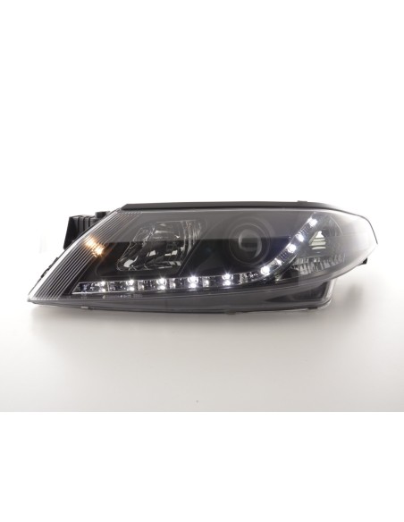 Faro Daylight LED DRL look Renault Laguna (tipo G) 01-05 nero