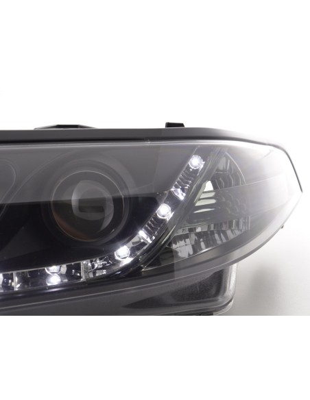 Faro Daylight LED DRL look Renault Laguna (tipo G) 01-05 nero