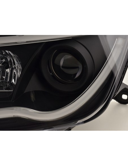 I fari Daylight LED DRL sembrano Dacia Duster 10-13 neri