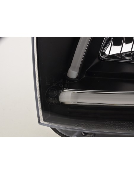 I fari Daylight LED DRL sembrano Dacia Duster 10-13 neri