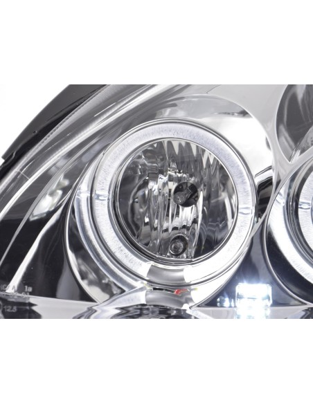 Set faro Renault Clio 2 3/4/5 porte 01-04 cromato