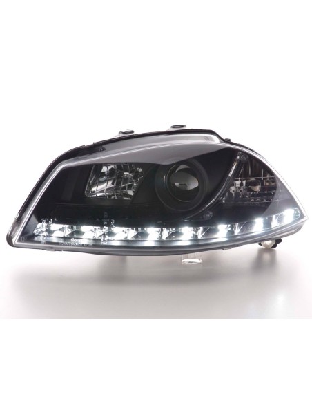 Faro diurno Luci di marcia diurna a LED Seat Ibiza 3 6L 02-08 nero