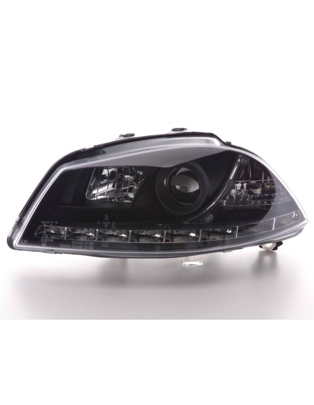 Faro diurno Luci di marcia diurna a LED Seat Ibiza 3 6L 02-08 nero