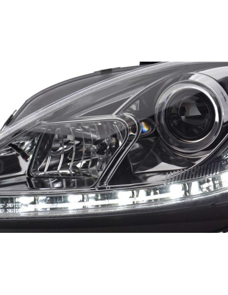 Fari diurni Luci di marcia diurna a LED Seat Leon 1P 09- cromato