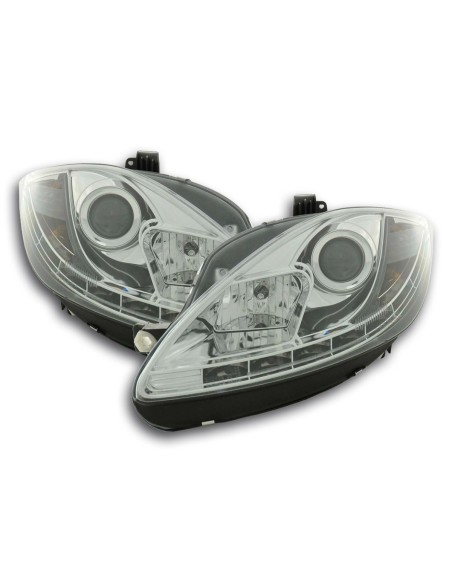 Faro Daylight LED DRL look Seat Leon 1P 09- cromato