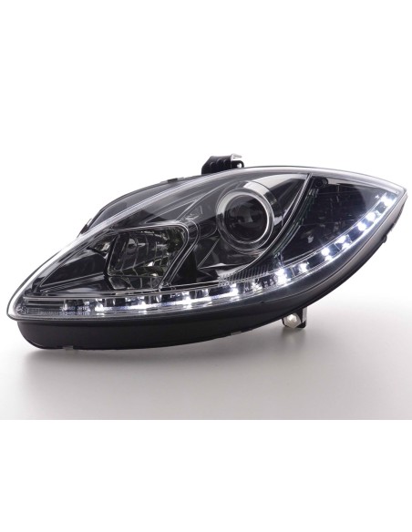 Faro Daylight LED DRL look Seat Leon 1P 09- cromato