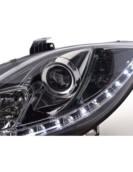 Faro Daylight LED DRL look Seat Leon 1P 09- cromato