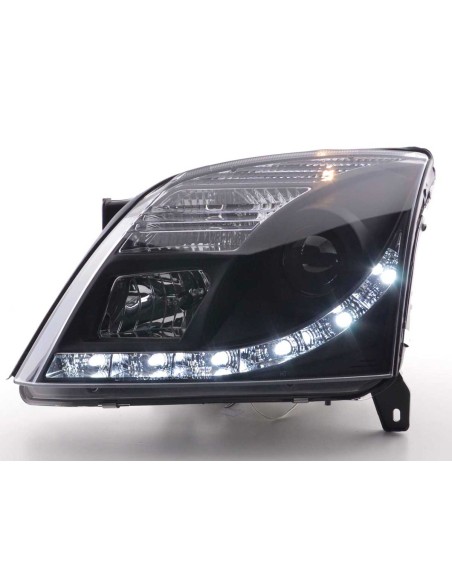 Faro Daylight Luci di marcia diurna a LED Opel Vectra C 2002-2005 nero