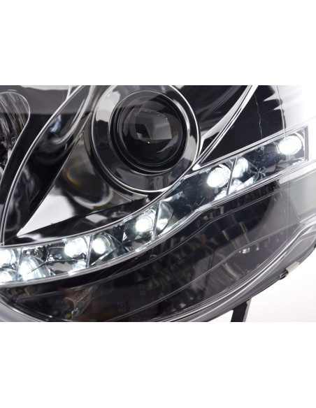 Faro diurno Luci di marcia diurna a LED VW Polo 4 9N3 cromate
