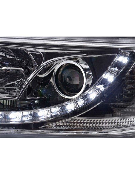Fari Daylight Luci di marcia diurna a LED VW Bus T5 03-09 cromato