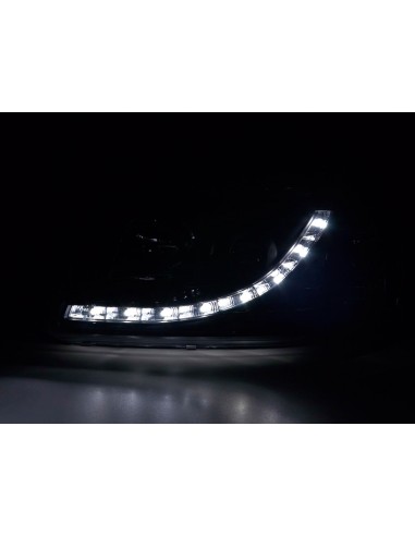 Fari Daylight Luci di marcia diurna a LED VW Bus T5 03-09 nero