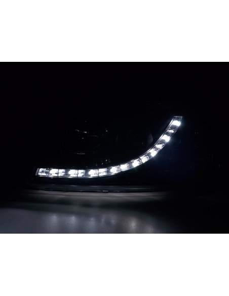 Fari Daylight Luci di marcia diurna a LED VW Bus T5 03-09 nero