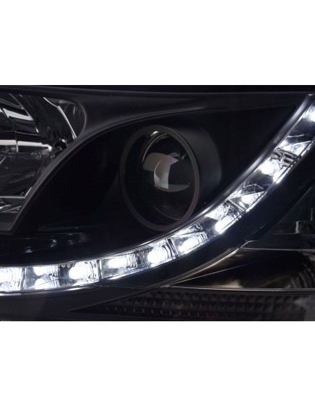 Fari Daylight Luci di marcia diurna a LED VW Bus T5 03-09 nero