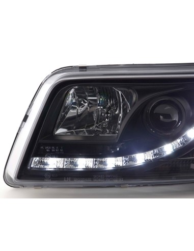Fari Daylight Luci di marcia diurna a LED VW Bus T5 03-09 nero