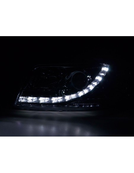 Fari Daylight Luci di marcia diurna a LED VW Bus T5 03-09 cromato