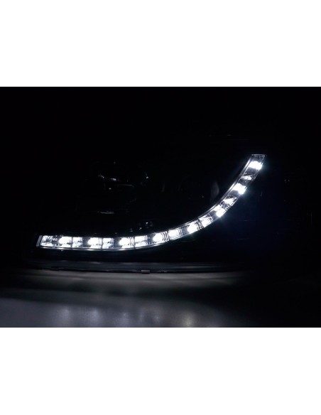 Fari Daylight Luci di marcia diurna a LED VW Bus T5 03-09 nero