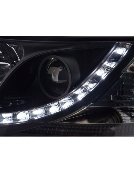 Fari Daylight Luci di marcia diurna a LED VW Bus T5 03-09 nero