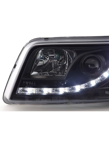 Fari Daylight Luci di marcia diurna a LED VW Bus T5 03-09 nero