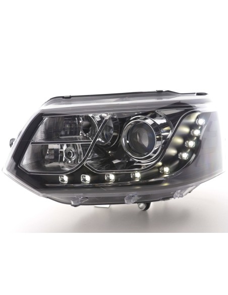 Set fari Daylight Luci di marcia diurna a LED VW Bus T5 dal 2010 nere