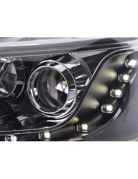 Set fari Daylight Luci di marcia diurna a LED VW Bus T5 dal 2010 nere
