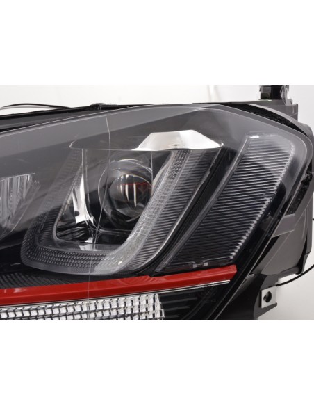 Faro diurno Luci di marcia diurna a LED VW Golf 7 dal 2012 nero / rosso