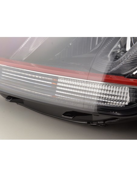 Faro diurno Luci di marcia diurna a LED VW Golf 7 dal 2012 nero / rosso