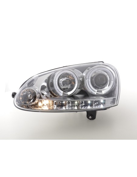 Set fari VW Golf 5 03-08 cromato