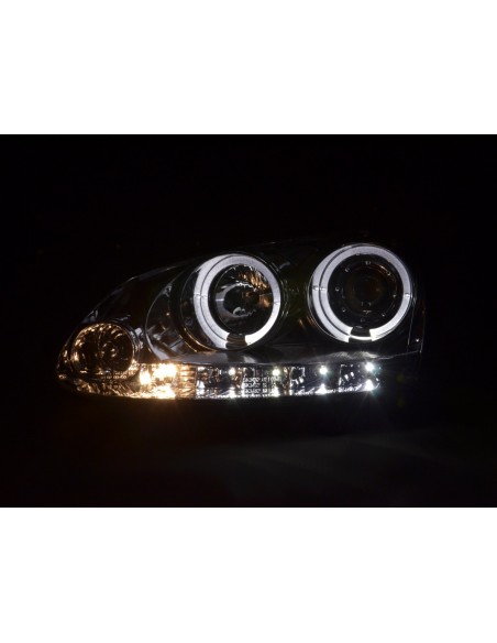 Set fari VW Golf 5 03-08 cromato
