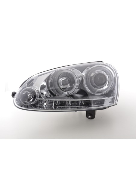 Set fari VW Golf 5 03-08 cromato