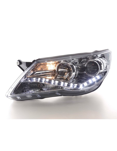 Faro Daylight LED DRL look VW Tiguan 07-11 cromato