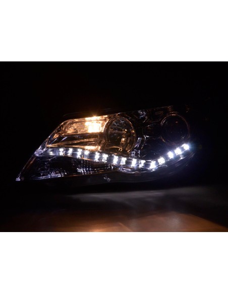 Faro Daylight LED DRL look VW Tiguan 07-11 cromato